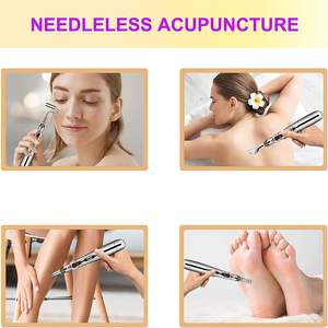 Phenitech 2025 Silberner Körperpflege-Massagestift mit Pulstechnologie, Nadelfreie Behandlung, 350mAh Akku, Meridian-Drainage Verbessert - Product Image 5