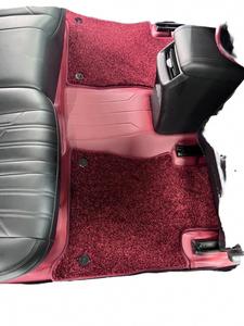 Tapis de sol de voiture en cuir rouge Aston Martin Audi sur mesure, ensemble complet de luxe, tapis auto à poils longs, ajustement parfait pour toutes les voitures - Product Image 2