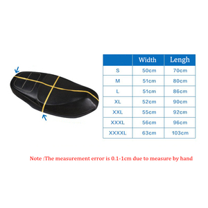 Housse de siège de protection solaire pour moto quatre saisons universelle 3D respirante tissu maillé monocouche accessoires de moto - Product Image 5