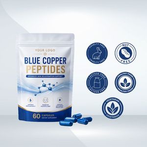 Capsule OEM GHK-Cu Tripolipeptide di Rame-1, <span class=keywords><strong>Integratore</strong></span> Anti-Invecchiamento per la Cura della Pelle e la Crescita dei <span class=keywords><strong>Capelli</strong></span> - Product Image 2
