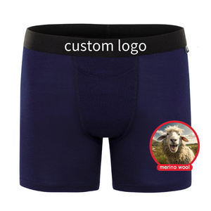 Ropa interior ligera de lana merino para hombre CELINNE, bóxers para uso diario con control de temperatura. - Product Image 1