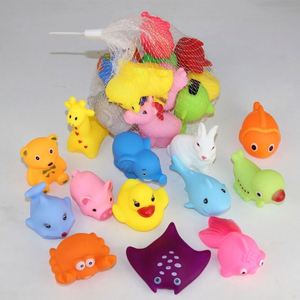 Vente directe usine : Jouets sonores en vinyle en forme d'éléphant pour le bain et les jeux aquatiques, petit canard jaune, emballage en sac filet, jouets sonores pour enfants - Product Image 4