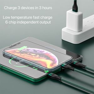 Cable de Carga Rápida 3 en 1 de 100W con <span class=keywords><strong>Micro</strong></span> USB 3.0 y Tipo-C, Trenzado de Nailon, Conductor de Cobre Puro, para Teléfonos/Tabletas/Bancos de Energía, 12 Meses de Garantía - Product Image 5