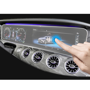 Accesorios de coche para <span class=keywords><strong>Benz</strong></span> GLA GLB CLA, tablero de navegación, vidrio templado, Protector de pantalla táctil, lámina, reproductor de DVD para coche, película ESTÉREO - Product Image 2