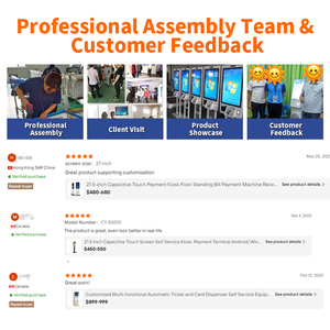 Sistema de Llamada de Autoservicio de 21.5'' para Quiosco <span class=keywords><strong>McDonald</strong></span>'s con Método de Pago por Escáner de Tarjeta de Crédito Quiosco de Autopedido para Restaurante - Product Image 5