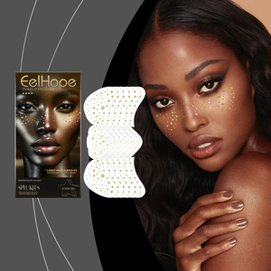 Eelhope Glitter lentiggini adesivi per il trucco del viso creano facilmente prodotti per il trucco del viso con punto di bellezza naturale - Product Image 2