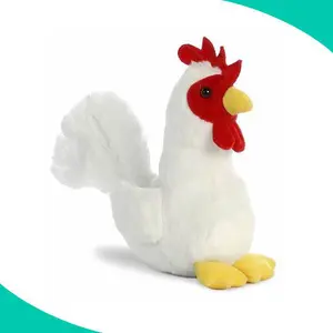 دجاج أبيض صغير محشوة من القطيفة بسعر رخيص للبيع بالجملة مع صوت