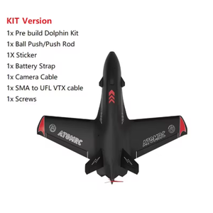 ATOMRC Dolphin Fixed <strong>Wing</strong> Aircraft 845mm Wingspan Delta <strong>Wing</strong> Dolphin FPV Model <strong>KIT</strong>/RTH Outdoor Hobby Toy <strong>Fly</strong> <strong>Wing</strong> for <strong>RC</strong> Drone - Product Image 5