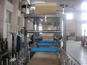 Machine d'enroulement de profilés à colle thermofusible PUR TUBF650B-PUR-II de 650 mm de large pour la lamination de profilés MDF, aluminium, PVC, UPVC - Product Image 5