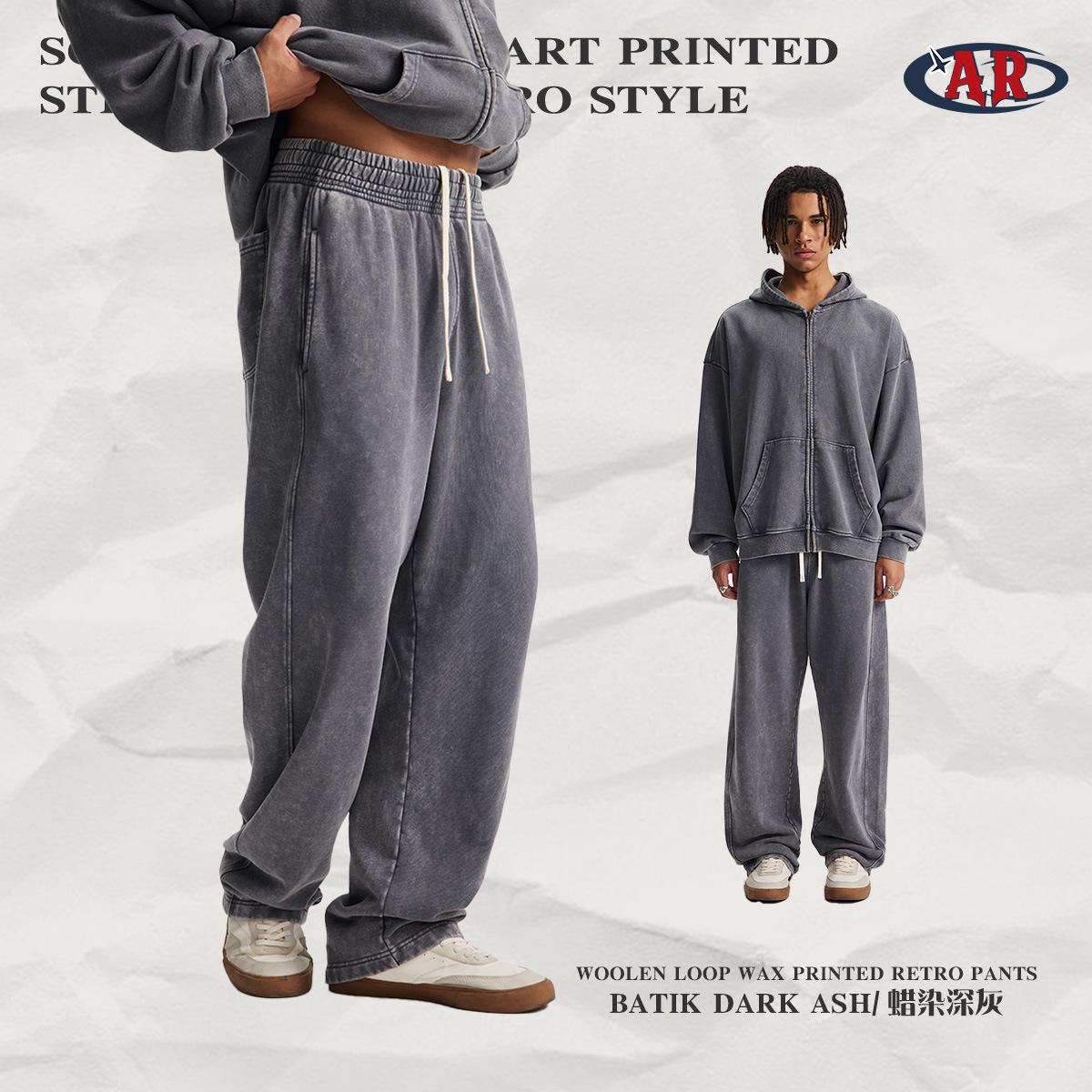 กางเกง K05-ค้างคาวสีเทาเข้ม