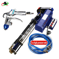 Machine de pulvérisation de poudre de mastic, appareil à mortier portatif avec divers têtes de pistolet de pulvérisation en pierre véritable, livraison gratuite
