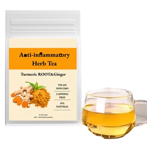 Té Herbal Natural Defenses al por Mayor: Mezcla <span class=keywords><strong>de</strong></span> Cúrcuma, Jengibre y Canela para Calor y Apoyo Digestivo, 30 Bolsitas <span class=keywords><strong>de</strong></span> Té - Product Image 1