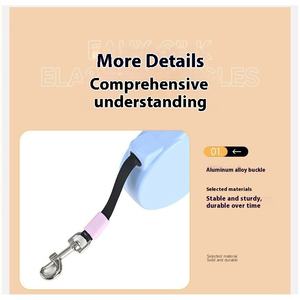 Guinzaglio automatico retrattile per cani da compagnia di colore rosa blu - Product Image 3