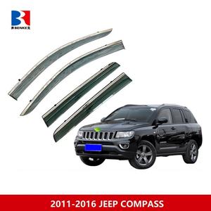Visera para Puerta de Coche Jeep Compass 2011-2016, Visera de Ventana Inyectada, Deflectores de Lluvia, Visera de Ventilación Solar - Product Image 2