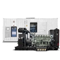 Générateur diesel Mitsubishi S12R-PTA2-C, moteur Stamford ou Marelli, puissance 1100 kW, générateur silencieux, générateur électrique 1200 kW, prix