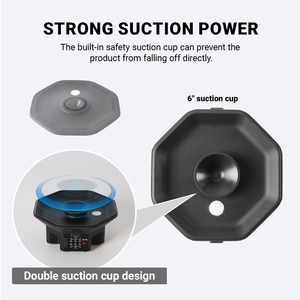 ขาตั้งกล้องแบบสุญญากาศติดรถยนต์ ขนาด 6 นิ้ว สำหรับมืออาชีพ ใช้งานร่วมกับ <span class=keywords><strong>DJI</strong></span> Pocket 3/กล้องแอคชั่นได้ - Product Image 2