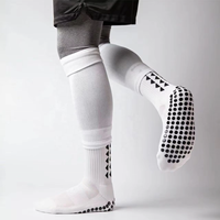 Chaussettes de sport Elite Plain Soccer Chaussettes avec manches antidérapantes antidérapantes Jacquard Chaussettes de football pour hommes