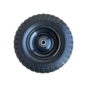 <b>Glue</b> Powder Wheel 12-Inch 350 <b>Polyurethane</b> Foam Puncture Resistant For Handcarts And Beach Trolleys - Product Image 4