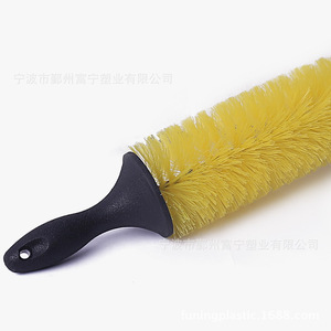 Ujushi Car Wheel <b>Brush</b> 37-Inch Yellow PP Material <b>For</b> Tire <b>Cleaning</b> - Product Image 1