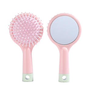 HCS <strong>Kids</strong> Mini Size <strong>Hair</strong> <strong>Comb</strong> With Mirror 2 in 1 Beauty Accessories Scalp Massage Detangle <strong>Hair</strong> Brush <strong>Comb</strong> Customized - Product Image 2
