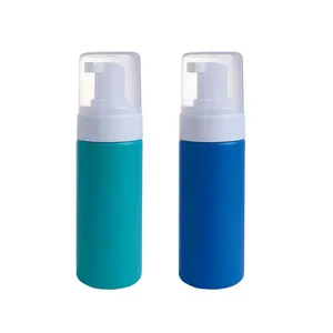 Üretim OEM 100ml 150ml 200ml plastik PET boş 28mm köpük pompa şişesi kozmetik