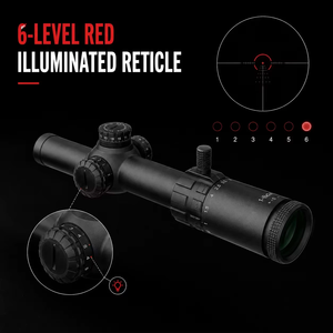 Mira Telescópica TYPHON SPECPRECISION 1-8X24 True 1x FFP LPVO |   Vidrio de Ultra Baja Dispersión ED |   Óptica de Caza Resistente al Agua y a los Golpes - Product Image 3