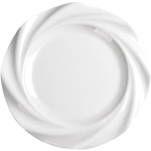 Assiette creuse A5 en mélamine blanche, grande, ronde, en plastique, imitation porcelaine, vaisselle pour buffet, restaurant, hôtel, usage commercial - Product Image 1