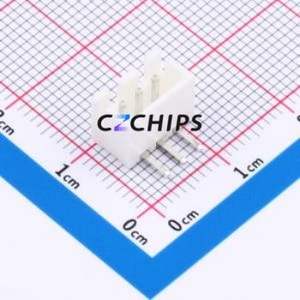 HC-XH-3AW-TW Wire-to-Board Pin Header Bent Lead Through Hole,P=2.5mm Connector 1x3P 2.5mm Right Angle Insert XH - Product Image 1