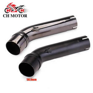 Pot d'échappement de moto CHMotor, tuyau intermédiaire, échappement moto, glisse sur pour <span class=keywords><strong>Honda</strong></span> <span class=keywords><strong>Rebel</strong></span> <span class=keywords><strong>500</strong></span> 300 CM300 CMX500 2017 <span class=keywords><strong>2018</strong></span> - 2021 - Product Image 1