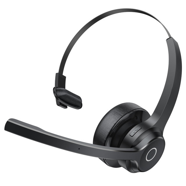 Ancreu V5.1 QC3020 Over-Ear Rechargeable Mono Single Side Wireless Chat Headset With Microphone