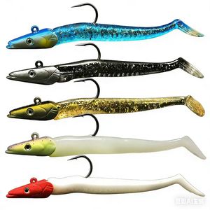 Leurre de pêche souple artificiel avec jupe de jigging et hameçon pour la pêche en rivière, lac et océan - Product Image 5