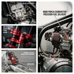 <span class=keywords><strong>Moto</strong></span> da Cross 200-400CC a 4 Tempi, Raffreddata ad Acqua, Velocità >80km/h, Motocicletta da Fuoristrada YBS300PRO - Product Image 4