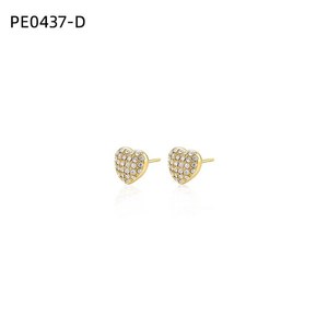 ต่างหูแฟชั่นประดับเซอร์โคเนีย PE0437 สำหรับผู้หญิง เครื่องประดับคุณภาพสูง - Product Image 2