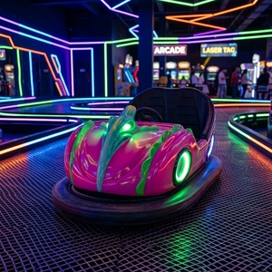 Voiture tamponneuse électrique populaire pour enfants, de haute qualité, en fibre de verre, pour parcs d'attractions et d'aventure, avec batterie 48V - Product Image 1