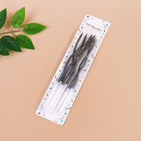Bougies d'anniversaire ondulées en spirale, métalliques, lot de 6, longues bougies torsadées pour la décoration de gâteaux, pour fêtes, mariages, célébrations, anniversaires