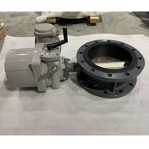 D941X-10C วาล์วผีเสื้อแบบหน้าแปลน DN250 ตัวกระตุ้นไฟฟ้า M0330 ชนิดสวิตช์ป้องกันการระเบิด - Product Image 5
