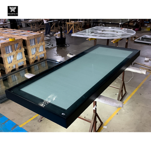 <span class=keywords><strong>Tetto</strong></span> <span class=keywords><strong>piatto</strong></span> in alluminio <span class=keywords><strong>lucernario</strong></span> con vetro antiproiettile per case finestra su misura del <span class=keywords><strong>tetto</strong></span> con LED Strip - Product Image 3