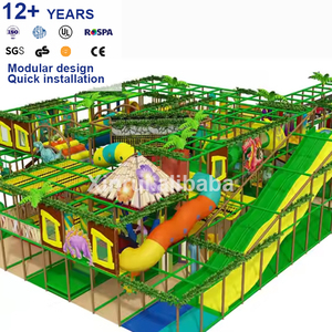 Tùy Chỉnh Thiết Kế Thương Mại Trong Nhà Trẻ Em Mềm Sân Chơi Phim Hoạt Hình Động Vật Rừng Chủ Đề Sân Chơi Trong Nhà Với Slide - Product Image 1
