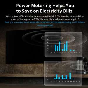 SonoffデュアルR3Wifi Diyローラーシャッターデュアルリレーモジュール2ギャングパワーメータリングスイッチタイミングAlexaGoogle - Product Image 2