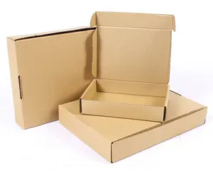 ギフトと布のパッキングのための売れ筋クラフト紙箱と段ボール飛行機折りたたみボックス