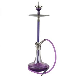 26 Inch Luxury 304 Stainless Steel Mirror Hookah Set Bar Water Tubes Large Russian Shisha Metal Hookah <strong>Smoking</strong> Flavor <strong>Bongings</strong> - Product Image 2