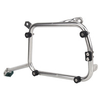 Support de boîte latérale en acier inoxydable pour moto Kawasaki VERSYS-X300, résistant aux chocs et antidérapant
