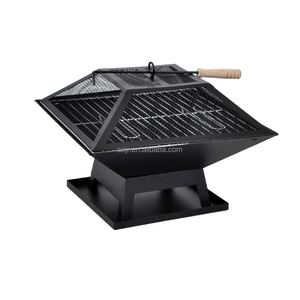 SEJR Braciere Quadrato da Esterno a Carbone con <span class=keywords><strong>Griglia</strong></span> Cromata per 4-5 Persone - Product Image 4