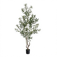 150cm Dekorative Zimmerpflanzen Künstlicher Olivenbaum Nordische Kunstpflanze Büro Haus Deko Blumenarrangements für Hochzeiten