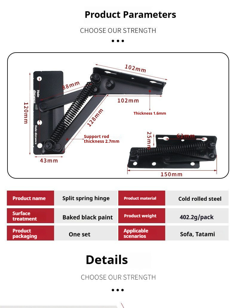 Sofa Spring Hinge