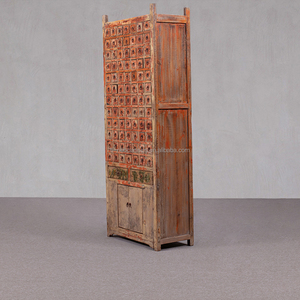 בציר מסורתי מעץ מלא בית מרקחת ארון לבית תפאורה עמיד & ידידותי לסביבה - Product Image 2