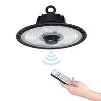 5 ans de garantie UFO High Bay Light avec Dialux Evo Service de mise en page entrepôt lumières LED avec capteur de mouvement micro-ondes
