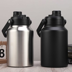 128OZ công suất lớn cách điện cắm trại bình nước 1 gallon Bình chân không ngoài trời Handgrip chai nước phòng tập thể dục thể thao Ấm đun nước nhiệt - Product Image 6