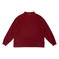 Sweat-shirt pour homme de haute qualité en gros, logo personnalisé, col rond, épaules tombantes, manches longues, coupe classique
