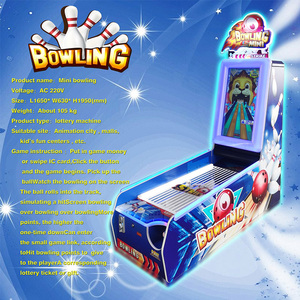 Mini simulatore di Bowling per bambini al coperto a gettoni gioco di Sport Arcade con premio per giovani giocatori - Product Image 3